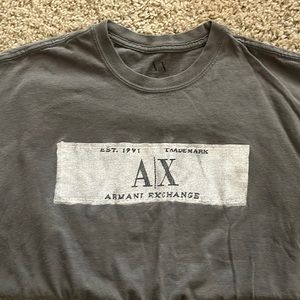 ARMANI EXCHANGE (vintage look) Gray T-shirt